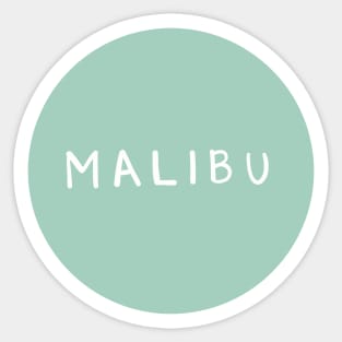 Malibu Sticker